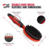 Tuff Pupper Double Sided Dog Brush - Two Sided Pin & Bristle Pet Brush for Detangling & Dematting