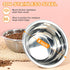 2 Pack 8" Stainless Steel Dog Bowls 50oz Thickened Durable Replacement Dog Food Bowls for Food and Water, Fit for COMESOON Dog Bowl Stand DB-B01/DB-B03