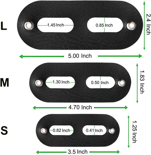 Bearded Dragon Harness and Leash - Adjustable (S,M,L, 3 Pack) - Soft Leather Reptile Lizard Leash for Small Pets
