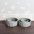 Park Life Designs Large Ceramic Dog Bowl - Stylish Gray Pet Feeding Dish | Durable, Easy-Clean & Dishwasher-Safe