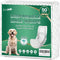 IMMCUTE Large Dog Diapers Male, 50 Ct, Extra-Wide Disposable Male Dog Wraps,