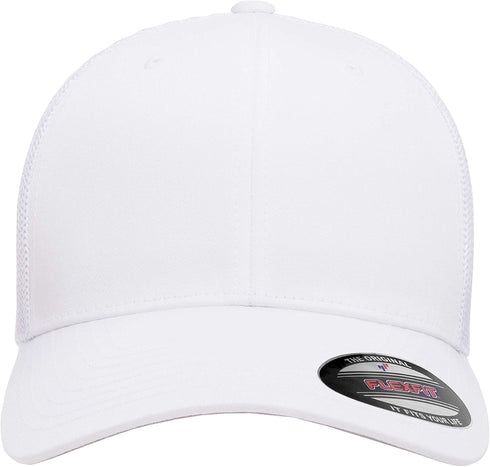 Flexfit Men's Trucker Cap, Black, Alpha, One Size