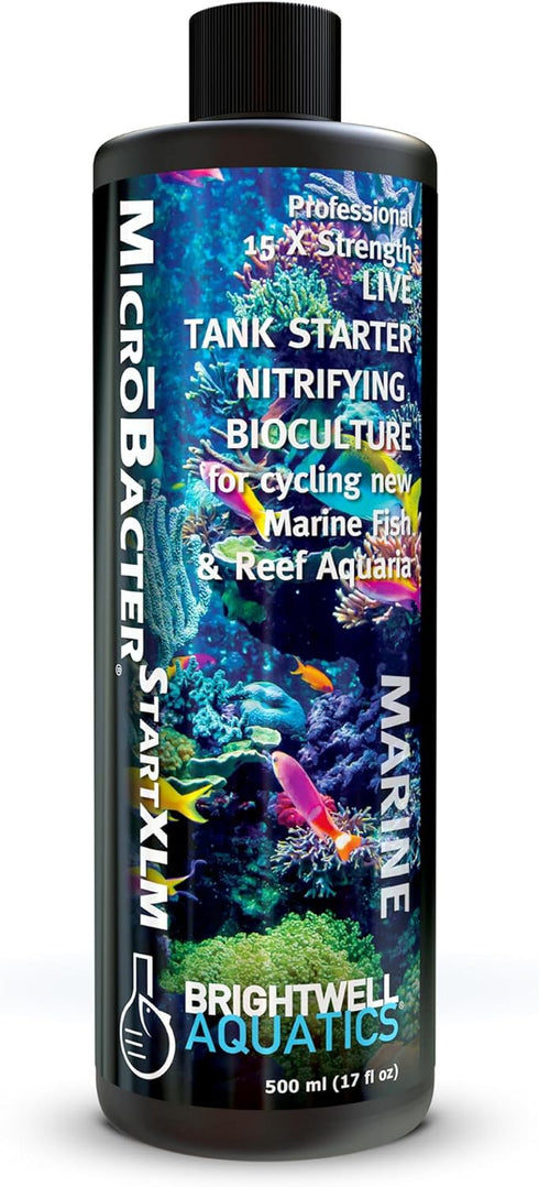 Brightwell Aquatics MicroBacter Start XLM - 16.9 fl oz Concentrated Freshwater Nitrifying Bacteria