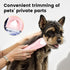 Trimmer Dog Clippers with LED Light - Quiet Pet Grooming Kit for Paws, Eyes, Ears, Face, Rump - Waterproof Cordless Cat