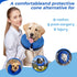 Blue Inflatable Cone Collar for Medium Dogs