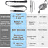 LED Dog Leash with 12 Lighting Modes, 4 Ft Rechargeable Lighted Leash for Night Walking Safety for All Dogs