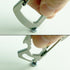 TACRAY Stainless Steel Carabiner Keychain Clip, Anti-Lost Quick Release, Multitool Keychain with Bottle Opener