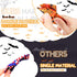 30 Pieces Halloween Fall Dog Bow Ties, Slide Collar Attachments with Elastic Bands for Pet Grooming Accessories