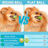 HDSX (8 Pack) Squeaky Dog Toys Soft Latex Rubber Squeaky Dog Balls for Puppy Small Pet Dogs (Round Balls)