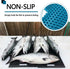 NonSlip Fish Fillet Mat - Heavy Duty Rollable Cutting Board for Fish Cleaning (14 * 24“, Green)