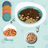 Gerrii 24 Pieces Cat Bowl - 6 Inch Shallow Whisker Fatigue Relief Dish for Kittens and Short Legged Cats