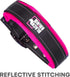 Black Rhino Comfort Collar - Ultra Soft Neoprene Padded Dog Collar for All Breeds, Small, Pink/Black