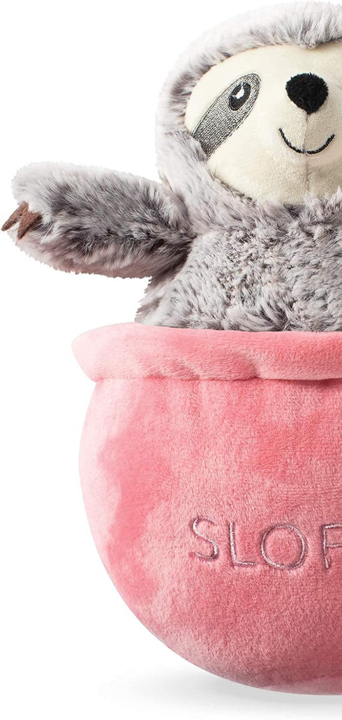 Fringe Studio Slown' Dwn for Summer Sloth Pet Toy, Sloffee (2019)