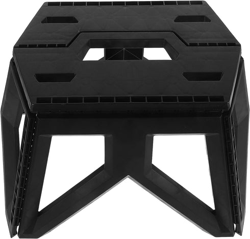 UPKOCH Portable Small Folding Stool, Collapsible Plastic Camping Chair with Handle, Outdoor