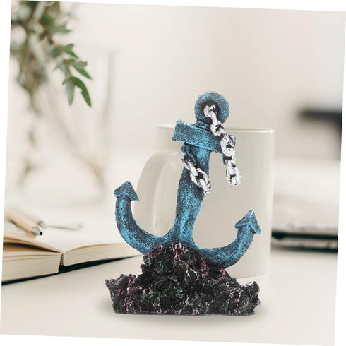 1pc Pool Ornaments Home Décor, Sailboat Ornament for Beach Table and Fish Tank Ruins Chic Decor