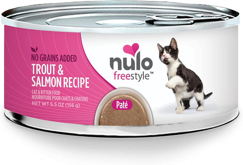 Nulo Freestyle Cat & Kitten Wet Pate Canned Food, Premium Grain-Free, 5.5 Ounce (Pack of 24)