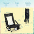 Low Folding Beach Chairs for Adults, Portable Lightweight Sling Beach Camping Chair with Cup Holder,Armrest,Foldable