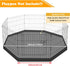 24 Inch 8 Dog Playpen Bottom Pad Fits for Panels Regular Octagon Metal Exercise Pet Playpen, Dog Crate Pad Puppy