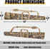 HUNTPAL 52" Long Rifle Soft Bag, Water-Resistant Zipper Gun Case with Portable Handle and Adjustable Strap