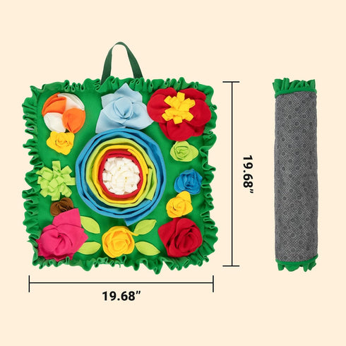 TWOPER Snuffle Mat for Dogs - Interactive Dog Toys to Keep Them Busy | Dog Puzzles Slow Feeder Bowl for Puppy Treat