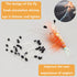 YTRUOYI 50 Pcs Crab and Shrimp Eyes Fly Tying Materials Crab Eyes Shrimp Eyes Fly Tying Eyes for Tying Saltwater