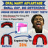 Youth Mouth Guard for Kids (USA Flag & Fangs) - 20 Colors to Choose from - Football, MMA, Rugby, Boxing