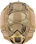 Lancer Tactical Helmet Cover for MH, PJ, BJ Fast Helmets - Military, Paintball, Hunting Gear