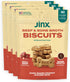 Jinx Bone Broth Biscuits - Natural Crunchy Dry Dog Treats, Made with Oven-Baked Real Beef, Pumpkin, Blueberries