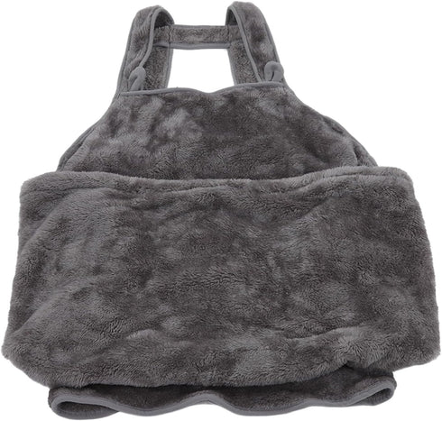 Cat Sling Carrier Bag, Warm Plush Hands-Free Shoulder Apron Bag for Small Dogs and Cats