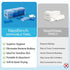NeoBirch 40Pcs 11.8 9.5 inches Premium Disposable Compressed Face Towels Tablets Large Size Extra Thick Portable