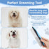 Quilax Metal Dog Comb, Stainless Steel Teeth Dematting Comb for Dogs Cats, Dog Grooming Combs, Pet Hair Combs