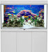 AWERT 72x18 inches Undersea Theme Aquarium Background, Colorful Coral Tropical Fish Tank Vinyl
