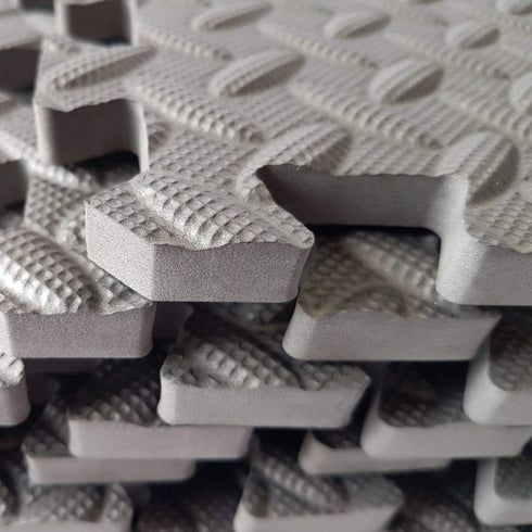 A2ZCARE Puzzle Exercise Mat with EVA Foam Interlocking Tiles - Interlocking Floor Mats for Gym Equipment - Ideal