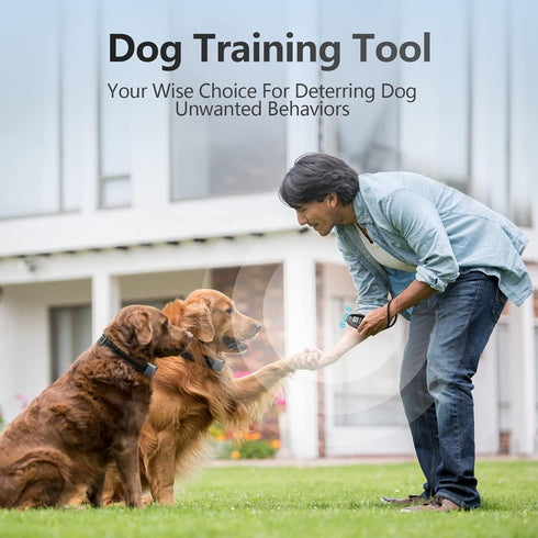 MODUS Dog Training Collar with Remote - 4 Modes, Rechargeable Anti Barking Device for All Sized Dogs