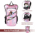 Hydration Backpack with Cool Lights, 2L Water Bladder, Lightweight Bag for Running, Hiking, Climbing