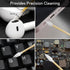 Gun Cleaning Supplies, 2'' Patches and 6'' Swabs for .30-45 Caliber Cleaning Kit