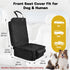 2-Pack 900D Front Seat Cover for Dogs with Side Flaps, Heavy Duty Waterproof Nonslip Dog Car Seat Cover, Scratchproof