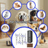 7-in-1 Dog Grooming Scissor, Pet Grooming Scissor for Dogs, Professional Dog Grooming Kit with Safety Round Tips