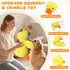 2026 17.7"x14.9"(L) Dog Calming Duck Toy, New Interactive Plush Duck Toy with Quack Sound and Crazy Crinkle for Dogs