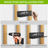 Kipika Wall Mounted Barbell Holder with 7-Hooks Storage Rack for 4 Barbell Bars and Fitness Accessories