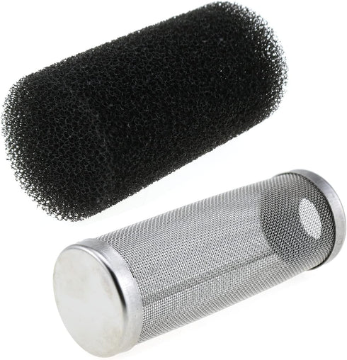 Stainless Steel Aquarium Filter Guard, 16mm Pre-Filter Sponge Protector Cover Kit for Fish Tank Inlet