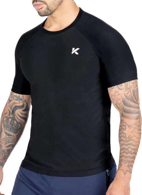 Kewlioo Sauna Shirt for Men - Heat Trapping Sweat Vest, Sauna Suit For Men, Compression Workout Sweat Suit for Gym