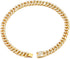 Cuban Link Dog Collar, Gold Silver Color Metal Chain Collar for Dogs Cats, 22 Inch, Gold