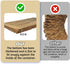 kathson 2PCS Thicker Cork Tile Background Bark, 11.6" L x 11.6" W for Reptile Tank Background