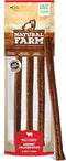 Natural Farm Collagen Chews, 6 Inch, 10 Pack, Odor-Free Bully Sticks & Rawhide Alternative Dog Treats, 95% Collagen.