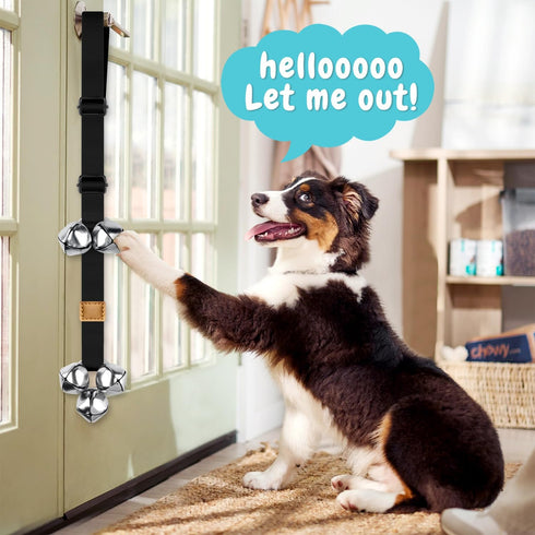 2 Pack Housetraining Bell-5 1.5 COOYOO Dog Doorbells, Adjustable Potty Training Dog Bells, Upgraded for Training Your