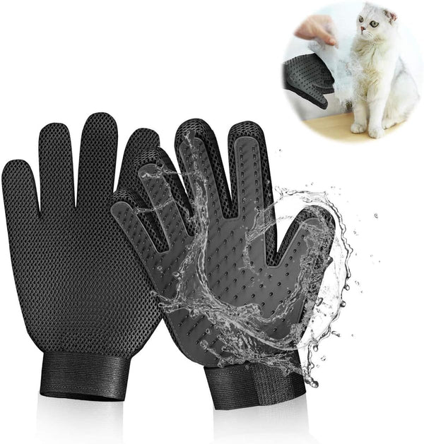 Grooming Glove for Deshedding, Efficient Pet Hair Remover Brush for Dogs and Cats