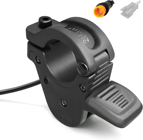 WUXING 300X Ebike Thumb Throttle, Right/Left Hand Quick Disassembly for 24V 36V 48V 60V 72V Electric Bicycle Accelerator