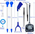 Coral Reef Grabber and Feeder, Aquarium Veggie Feeder and Food Clip, Anti-Rust Kits for Coral Feeding