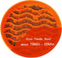 Slow Feeder Dog Bowls, Silicone Food Bowl Anti-Gulping, Puppy Slow Feeder with Suction Cups, Dishwasher Safe, Orange
